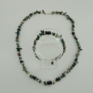 Terra Verde | Natural Stone Necklace & Bracelet Set